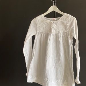 A white blouse great for summer